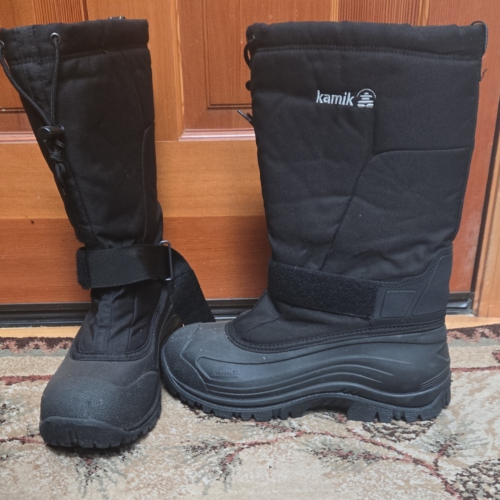 Kamik Mens Black Snow Boots